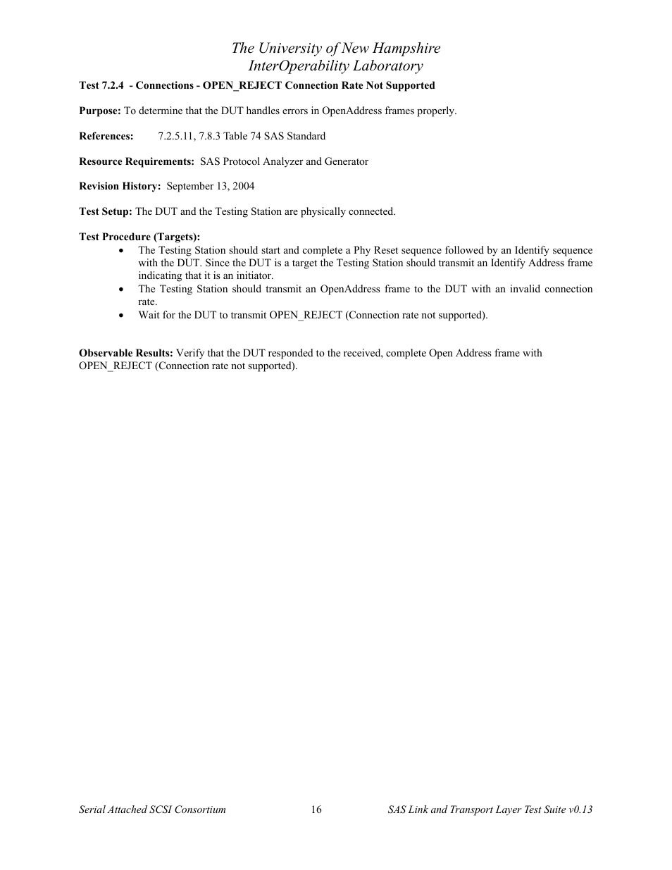 Teledyne LeCroy SAS Verification Test Descriptions User Manual | Page 17 / 186