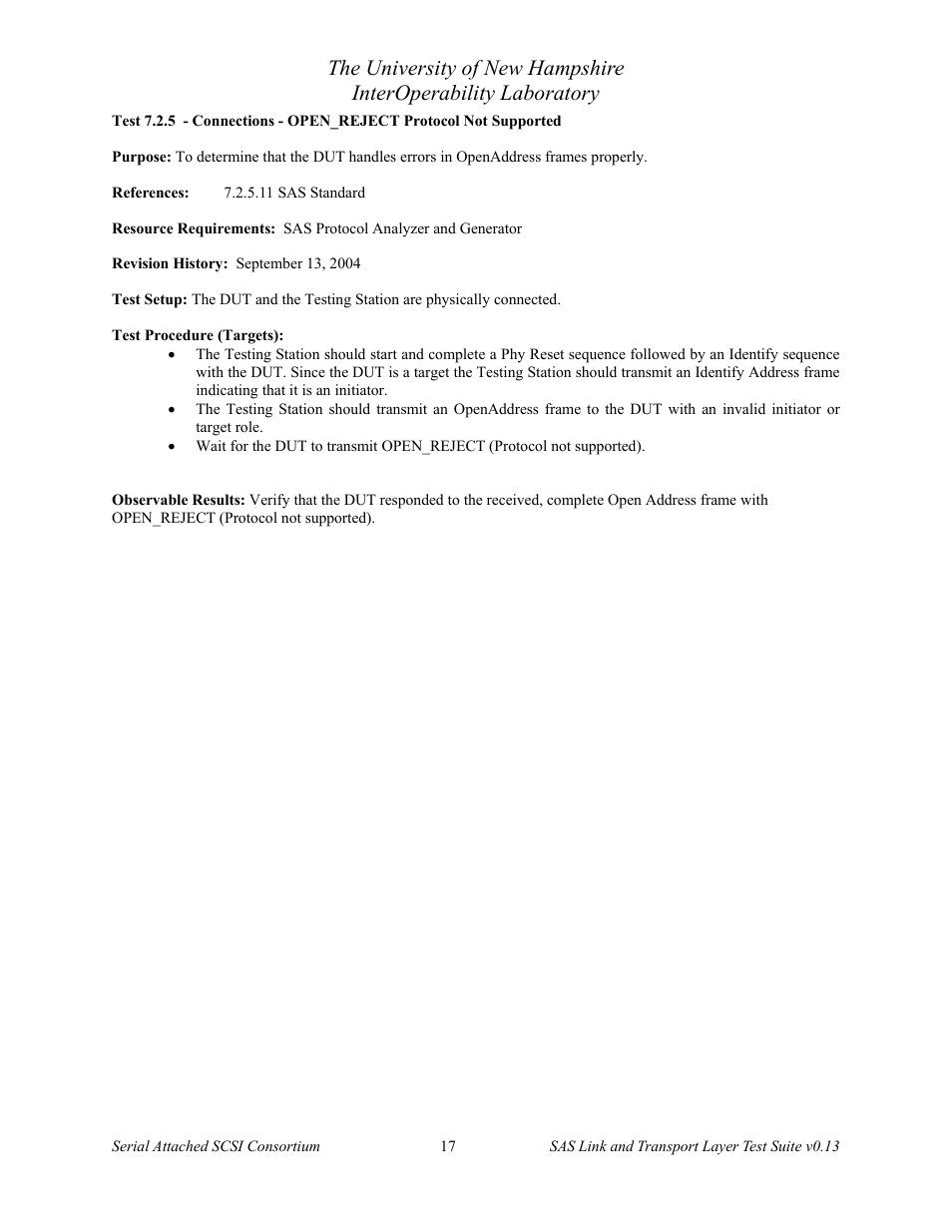 Teledyne LeCroy SAS Verification Test Descriptions User Manual | Page 18 / 186