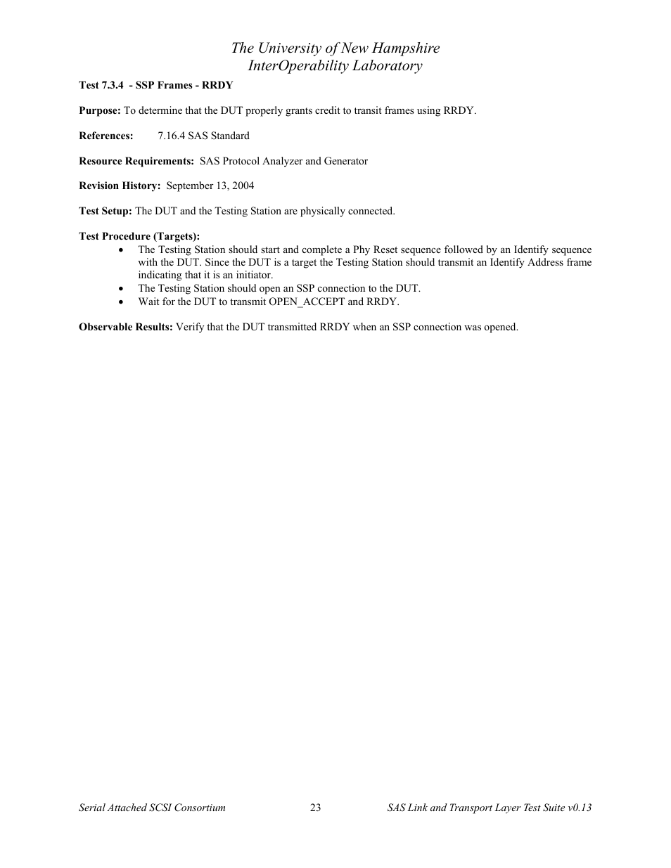 Teledyne LeCroy SAS Verification Test Descriptions User Manual | Page 24 / 186