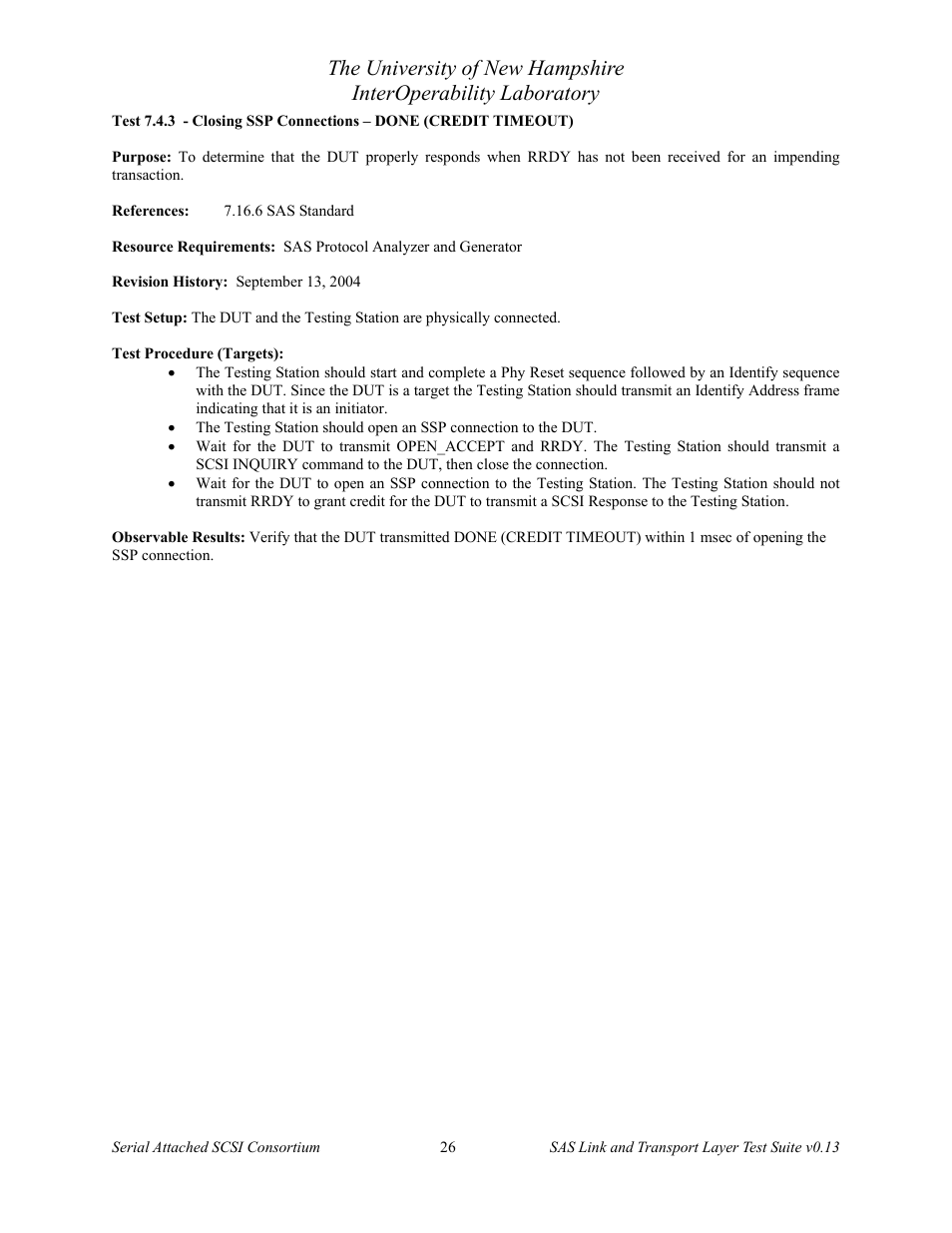 Teledyne LeCroy SAS Verification Test Descriptions User Manual | Page 27 / 186