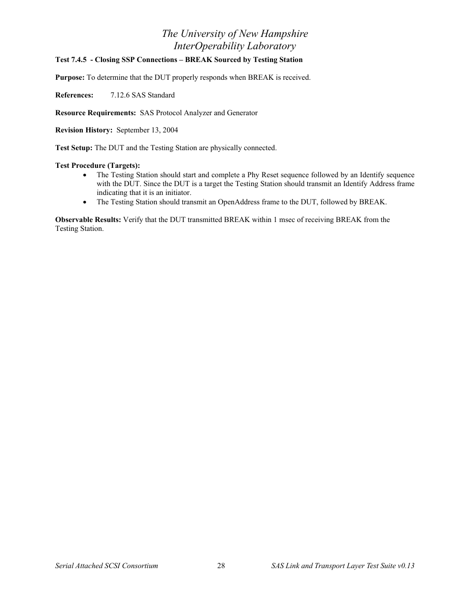 Teledyne LeCroy SAS Verification Test Descriptions User Manual | Page 29 / 186