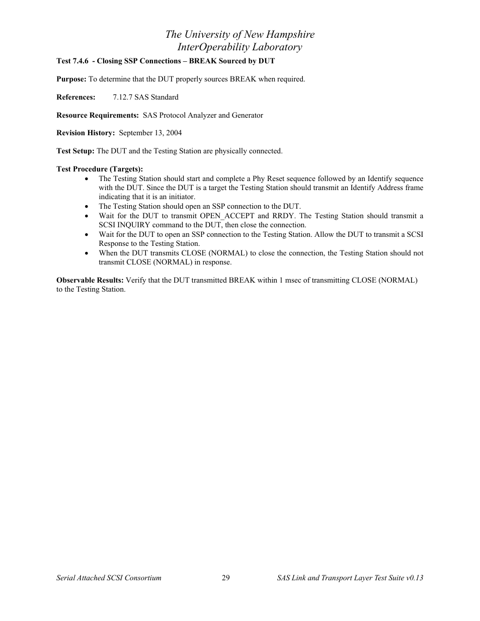 Teledyne LeCroy SAS Verification Test Descriptions User Manual | Page 30 / 186
