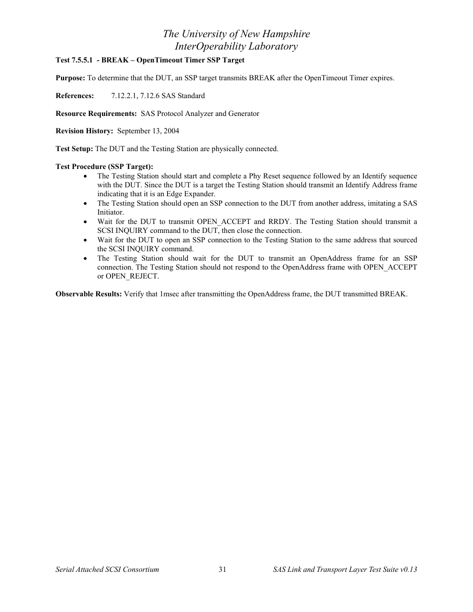 Teledyne LeCroy SAS Verification Test Descriptions User Manual | Page 32 / 186