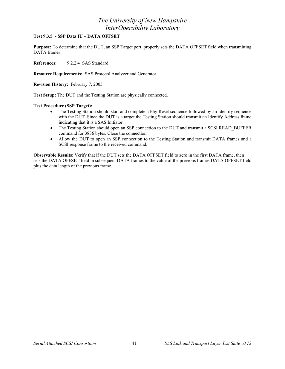 Teledyne LeCroy SAS Verification Test Descriptions User Manual | Page 42 / 186