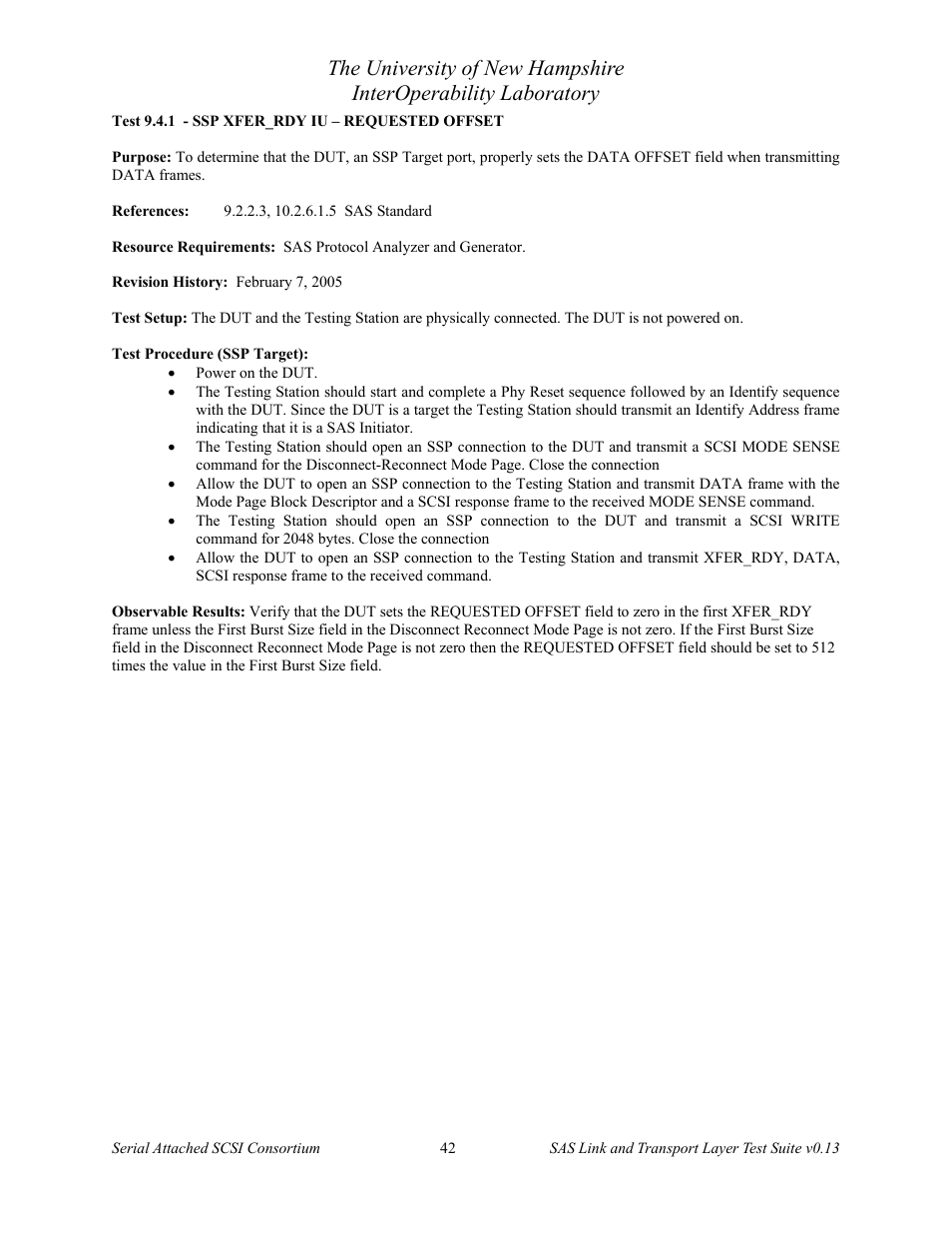 Teledyne LeCroy SAS Verification Test Descriptions User Manual | Page 43 / 186