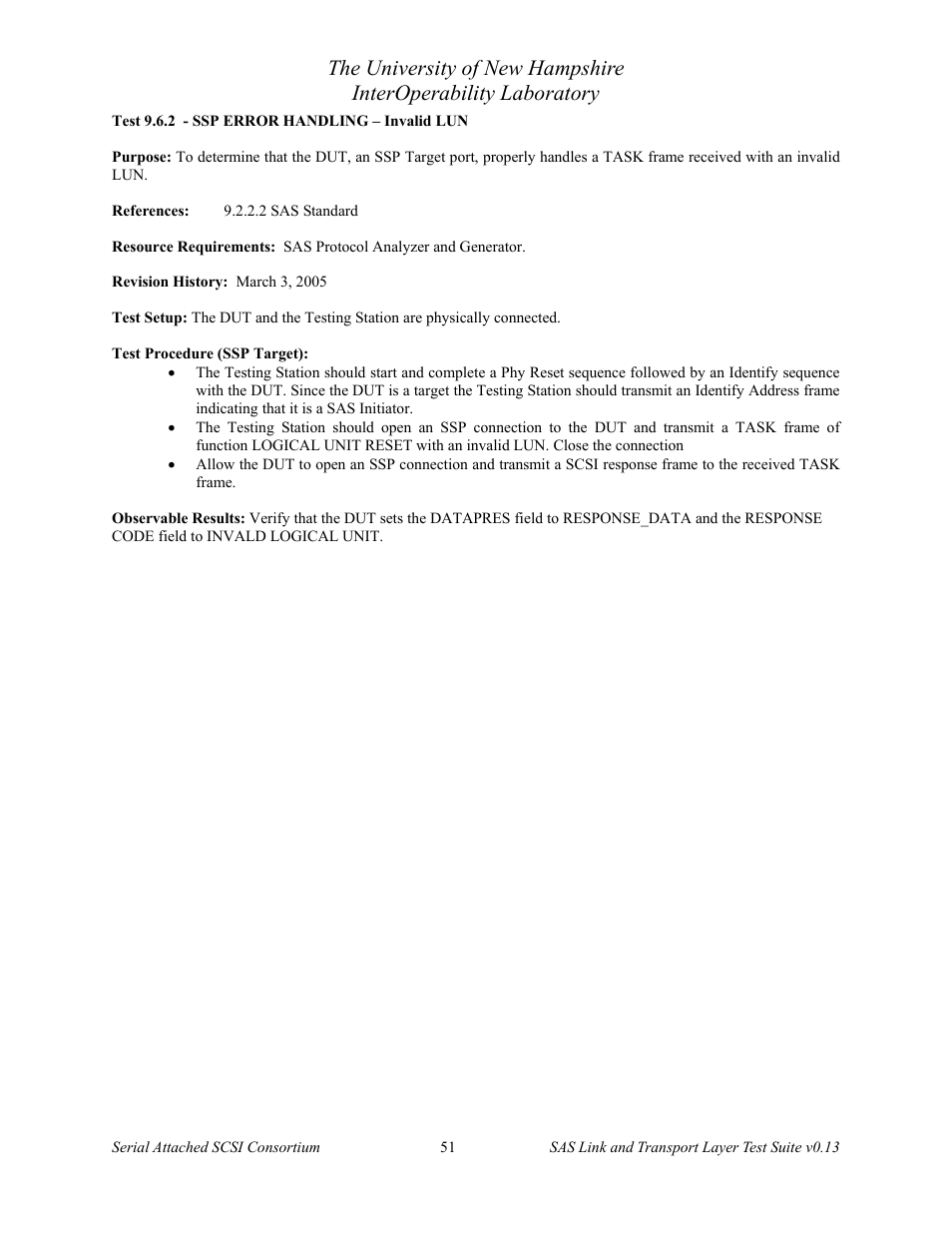 Teledyne LeCroy SAS Verification Test Descriptions User Manual | Page 52 / 186