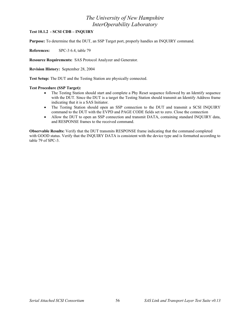 Teledyne LeCroy SAS Verification Test Descriptions User Manual | Page 57 / 186