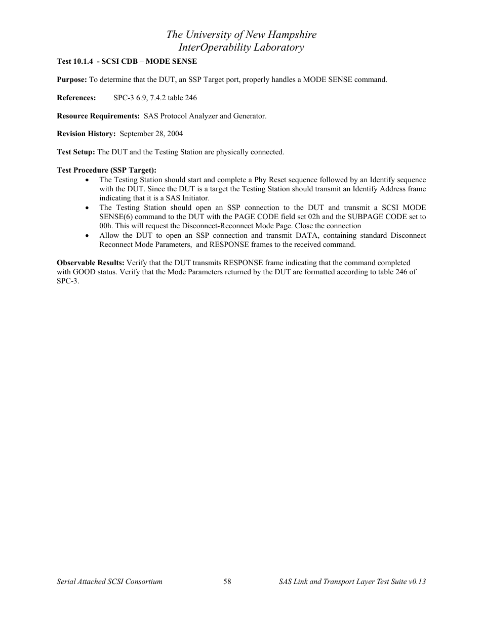 Teledyne LeCroy SAS Verification Test Descriptions User Manual | Page 59 / 186