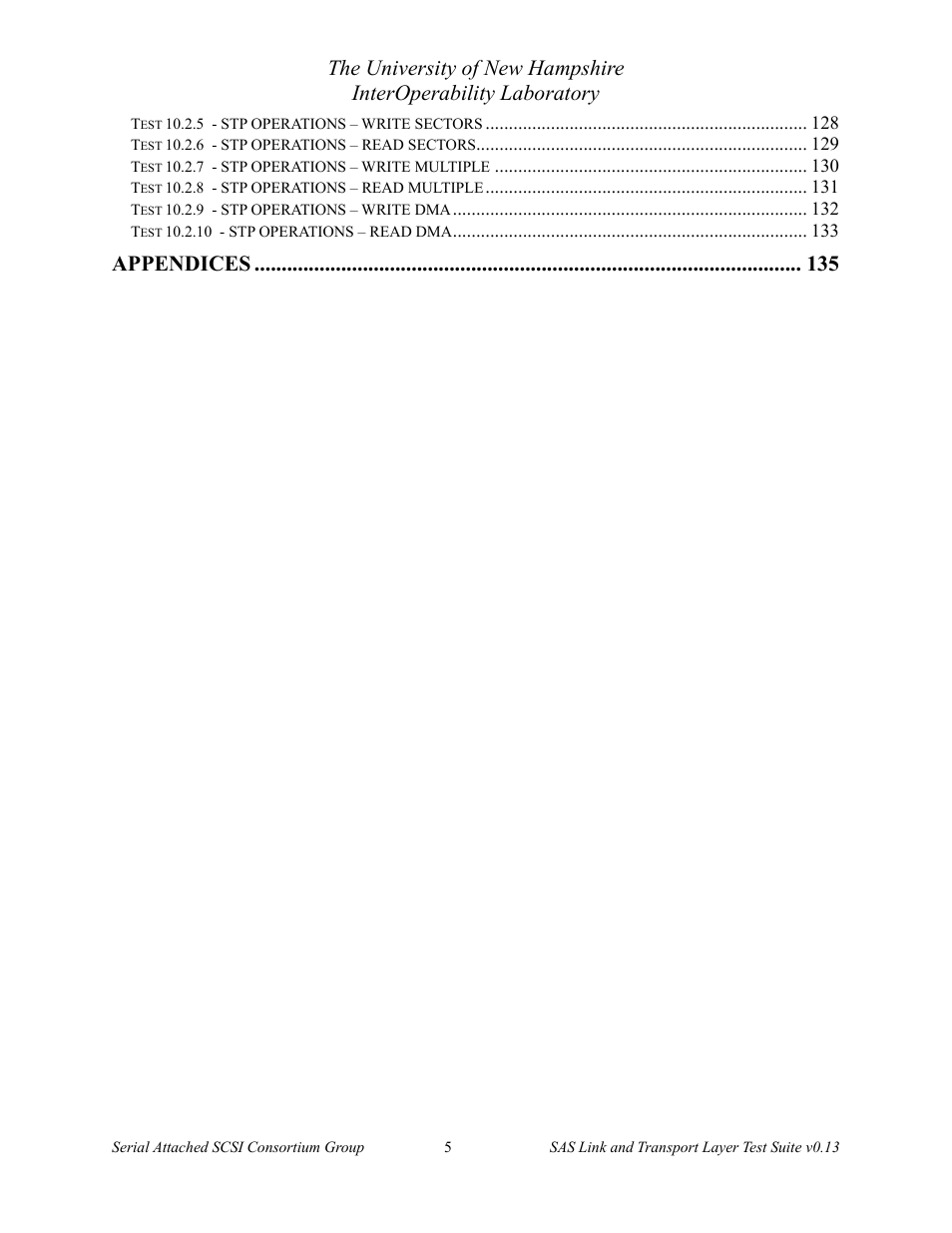 Appendices | Teledyne LeCroy SAS Verification Test Descriptions User Manual | Page 6 / 186