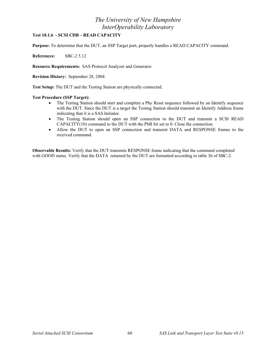 Teledyne LeCroy SAS Verification Test Descriptions User Manual | Page 61 / 186