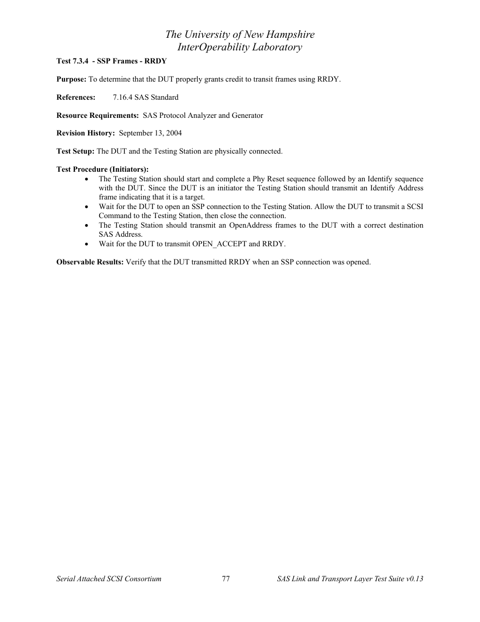 Teledyne LeCroy SAS Verification Test Descriptions User Manual | Page 78 / 186