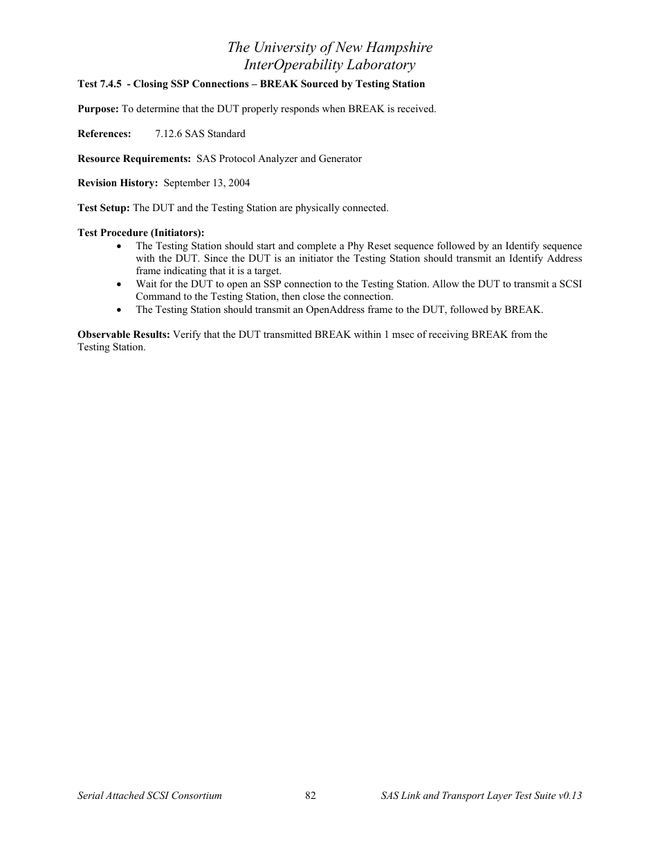 Teledyne LeCroy SAS Verification Test Descriptions User Manual | Page 83 / 186