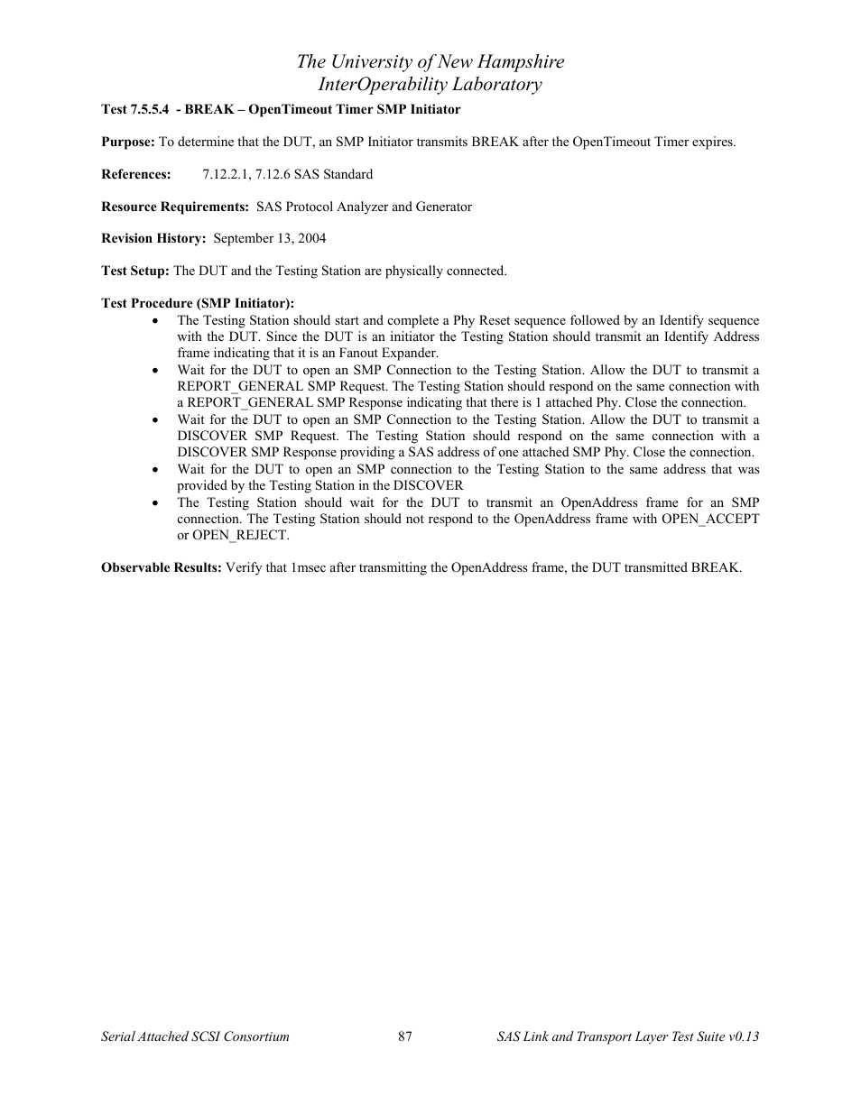 Teledyne LeCroy SAS Verification Test Descriptions User Manual | Page 88 / 186