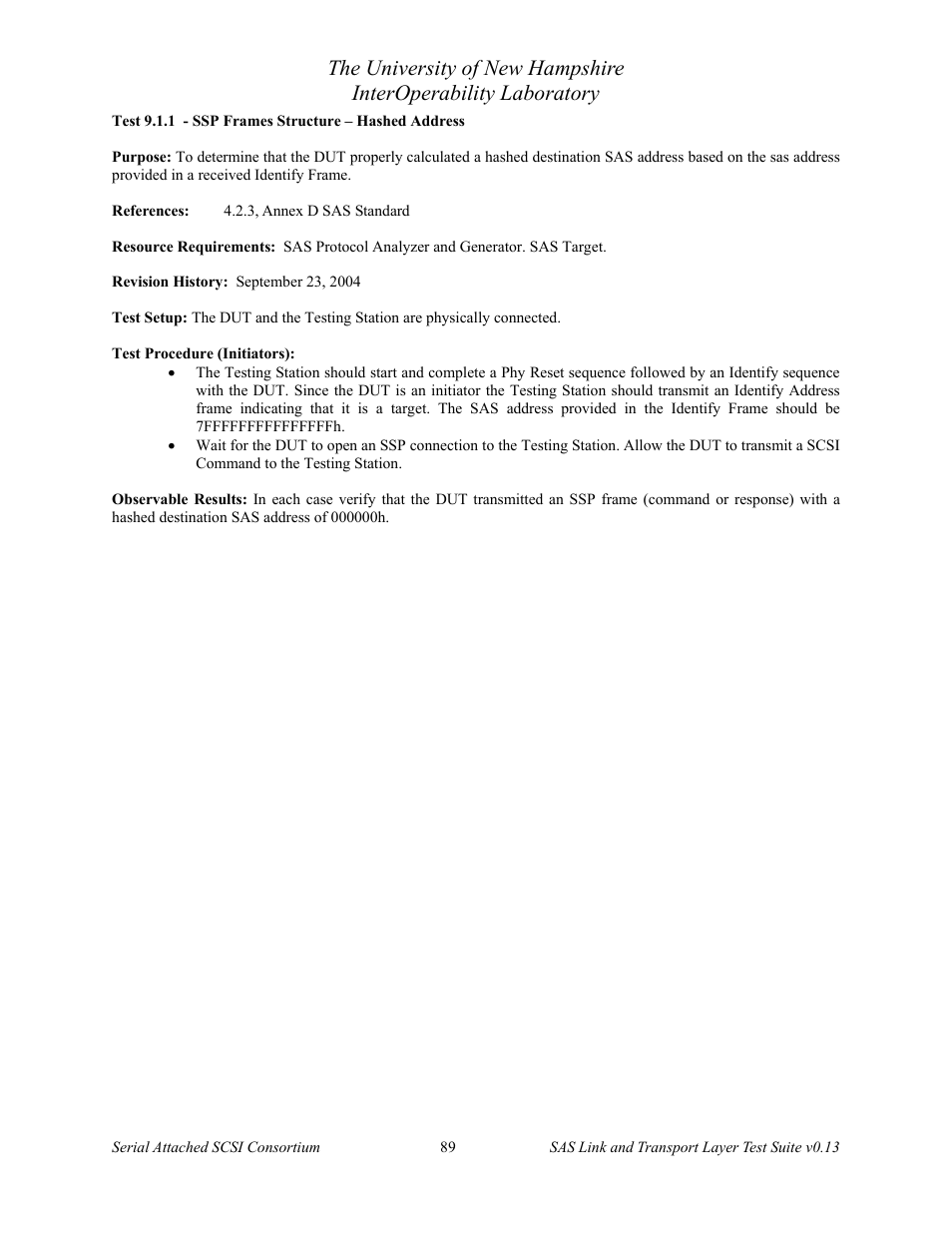 Teledyne LeCroy SAS Verification Test Descriptions User Manual | Page 90 / 186