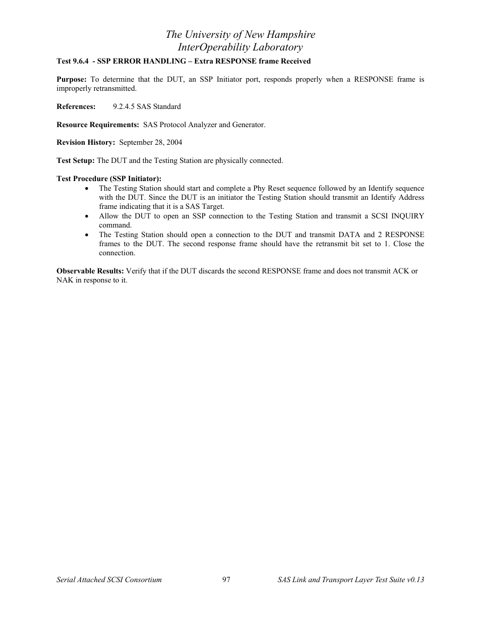 Teledyne LeCroy SAS Verification Test Descriptions User Manual | Page 98 / 186
