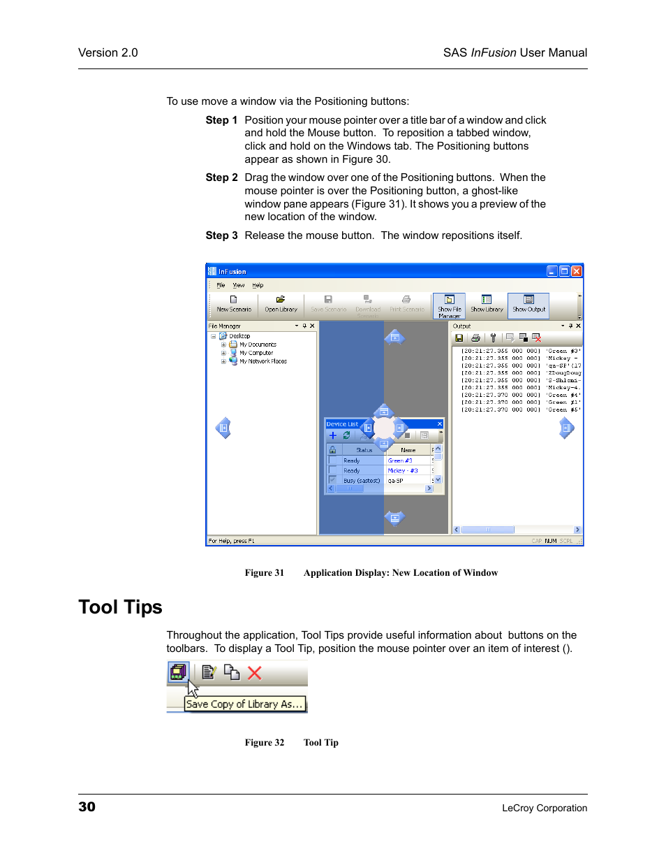 Tool tips | Teledyne LeCroy SAS_SATA InFusion - Users Manual User Manual | Page 44 / 113