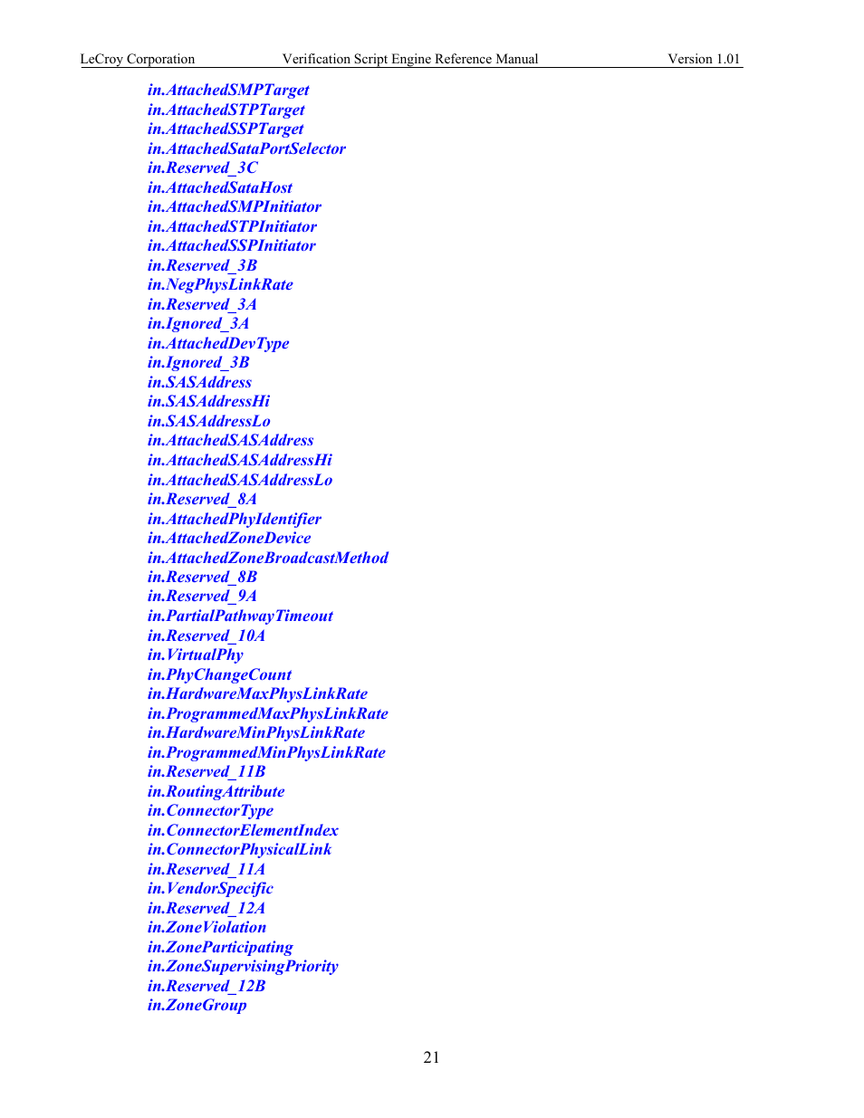 Teledyne LeCroy SATracer 3G Verification Script Engine manual User Manual | Page 26 / 68