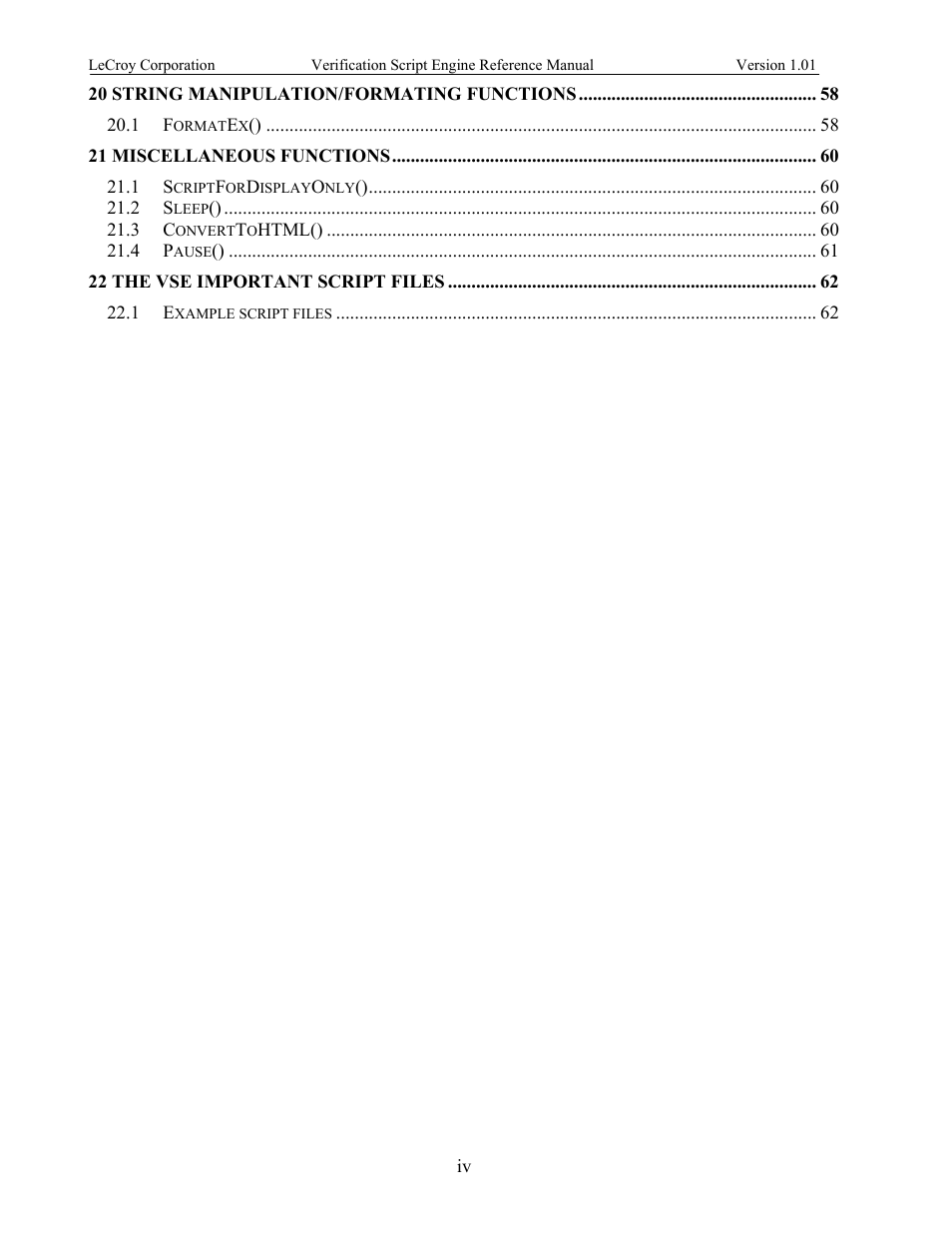 Teledyne LeCroy SATracer 3G Verification Script Engine manual User Manual | Page 5 / 68