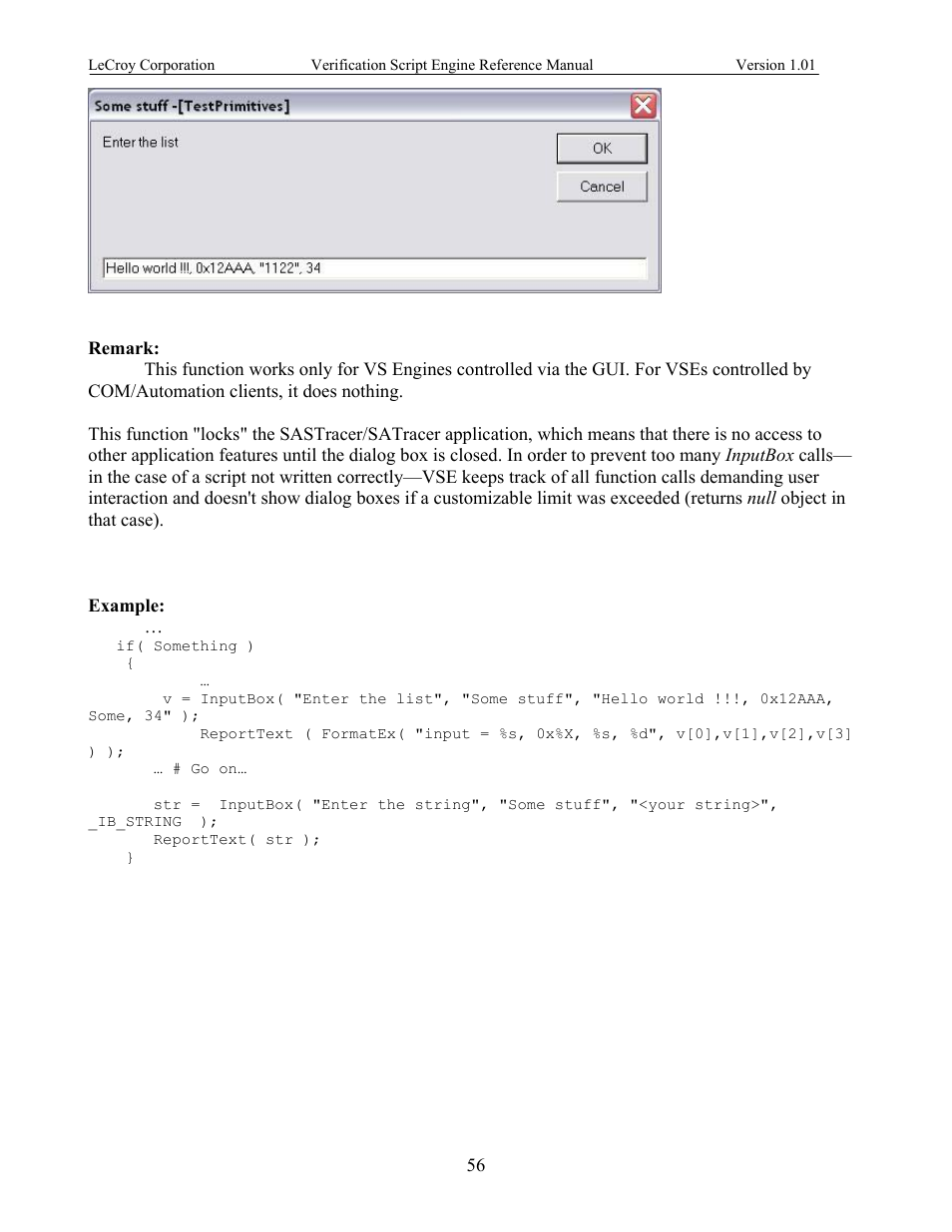 Teledyne LeCroy SATracer 3G Verification Script Engine manual User Manual | Page 61 / 68