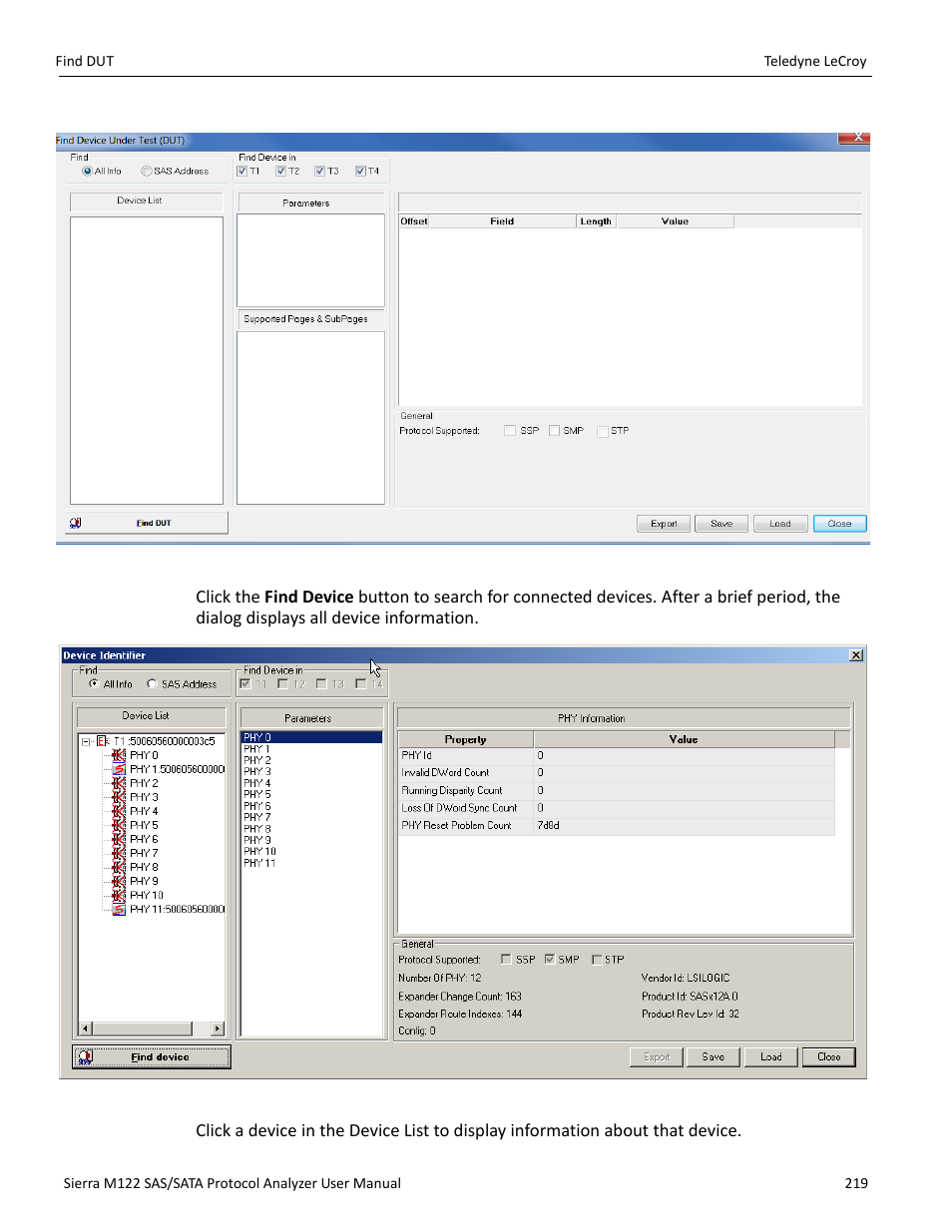 Teledyne LeCroy Sierra M122 User Manual User Manual | Page 221 / 385