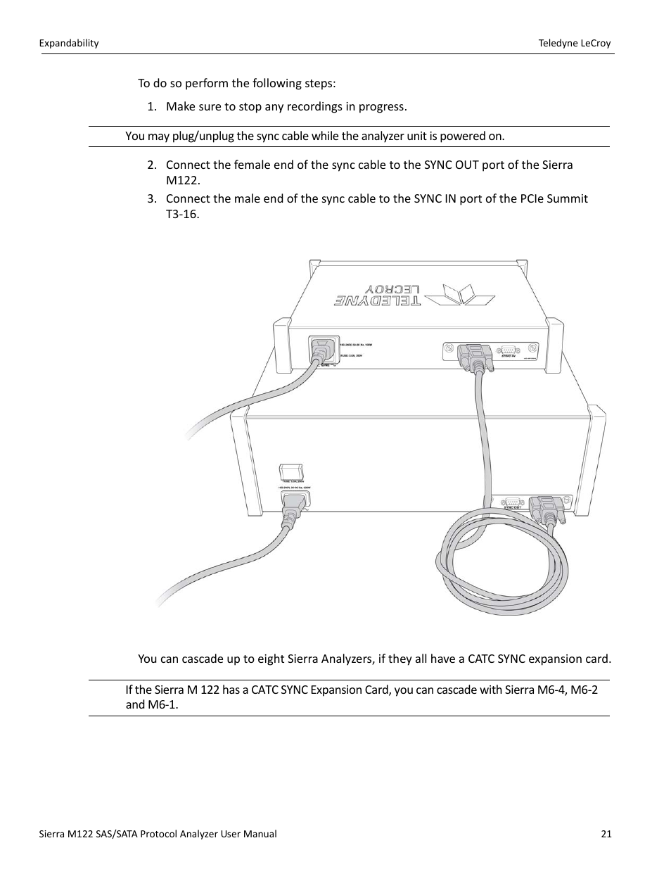 Teledyne LeCroy Sierra M122 User Manual User Manual | Page 23 / 385