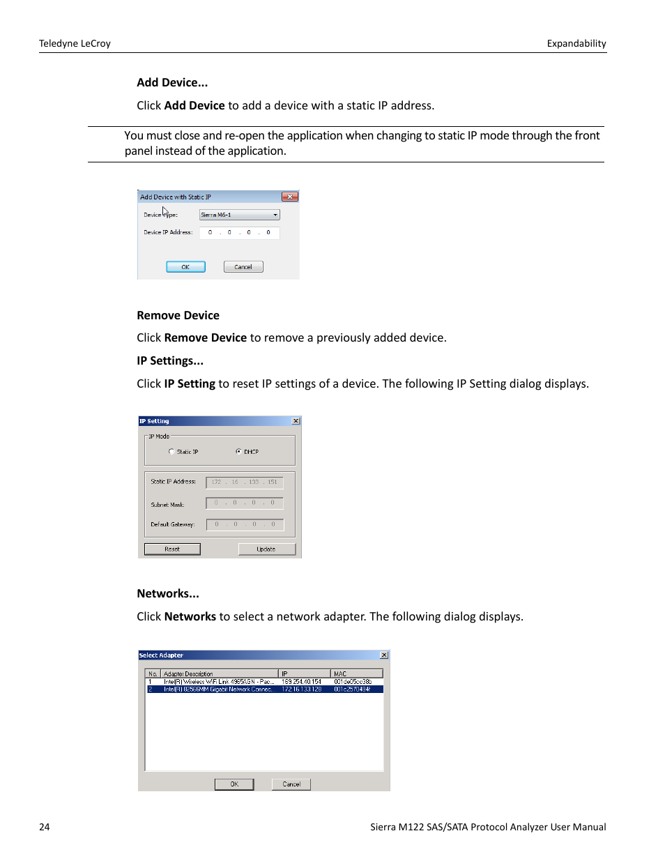 Teledyne LeCroy Sierra M122 User Manual User Manual | Page 26 / 385