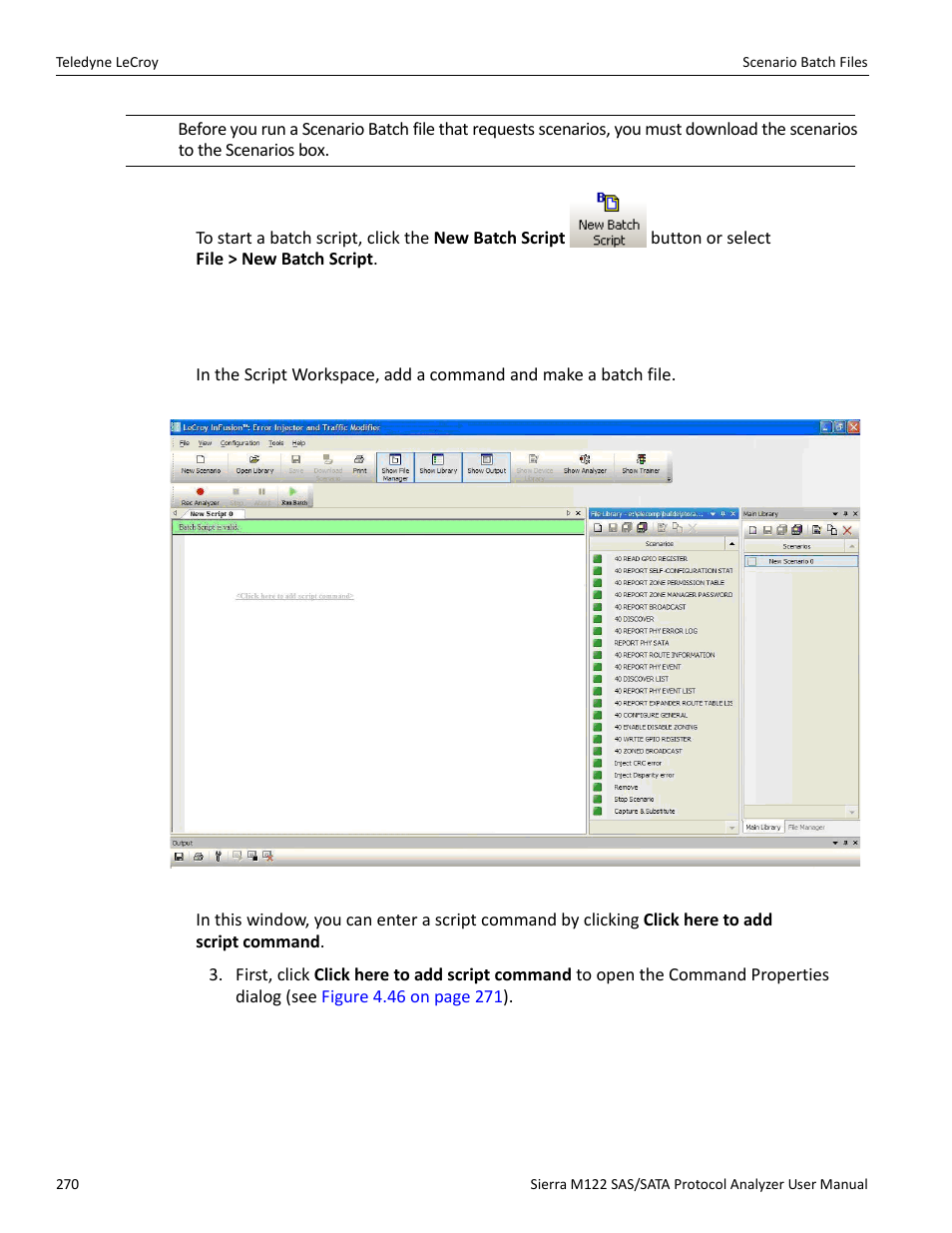 1 script workspace | Teledyne LeCroy Sierra M122 User Manual User Manual | Page 272 / 385