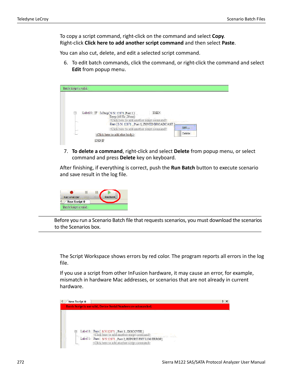 2 error checking | Teledyne LeCroy Sierra M122 User Manual User Manual | Page 274 / 385