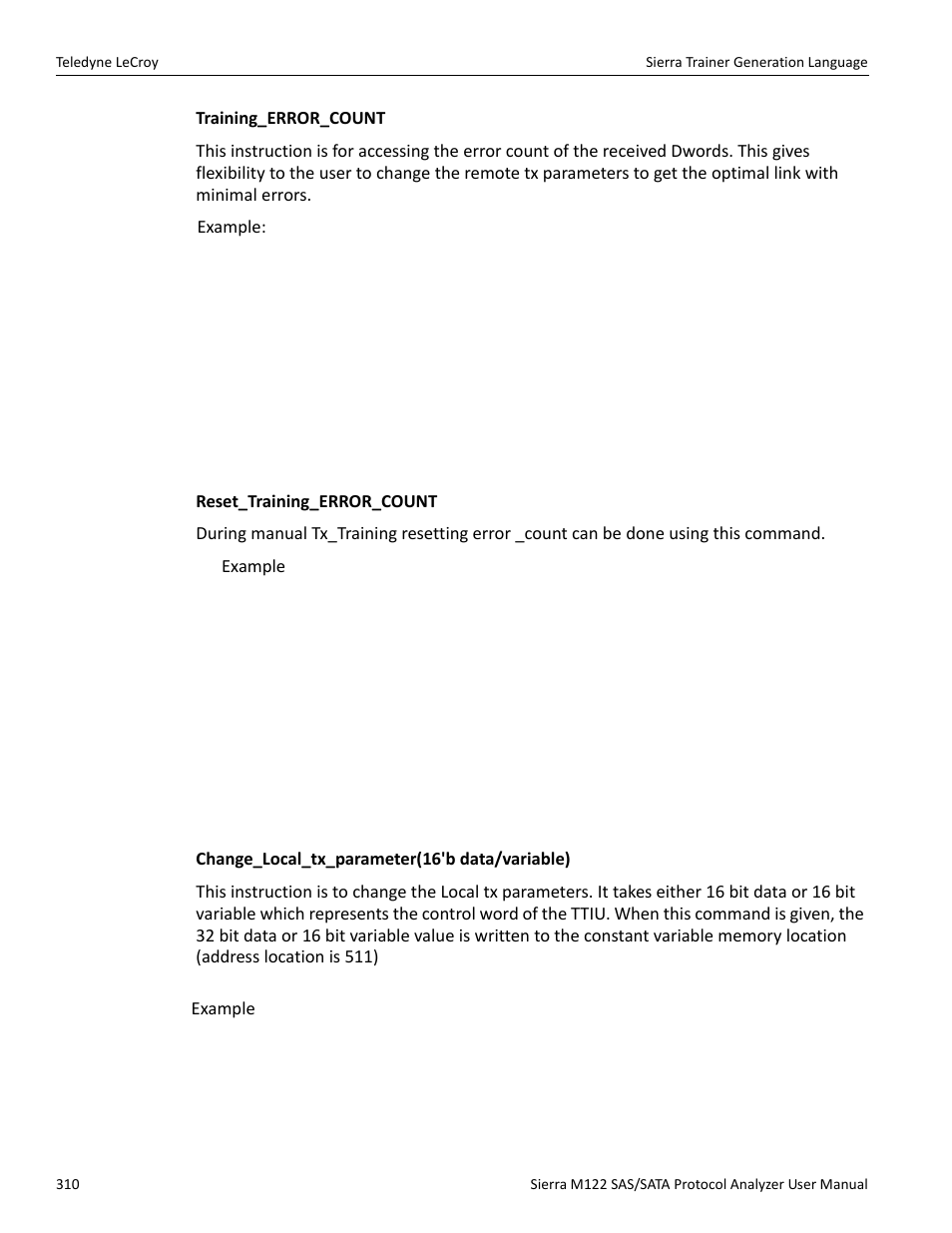 Teledyne LeCroy Sierra M122 User Manual User Manual | Page 312 / 385
