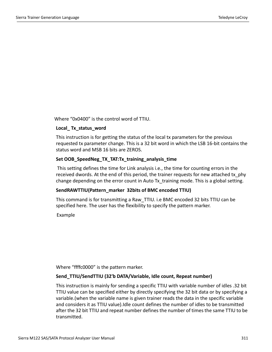 Teledyne LeCroy Sierra M122 User Manual User Manual | Page 313 / 385