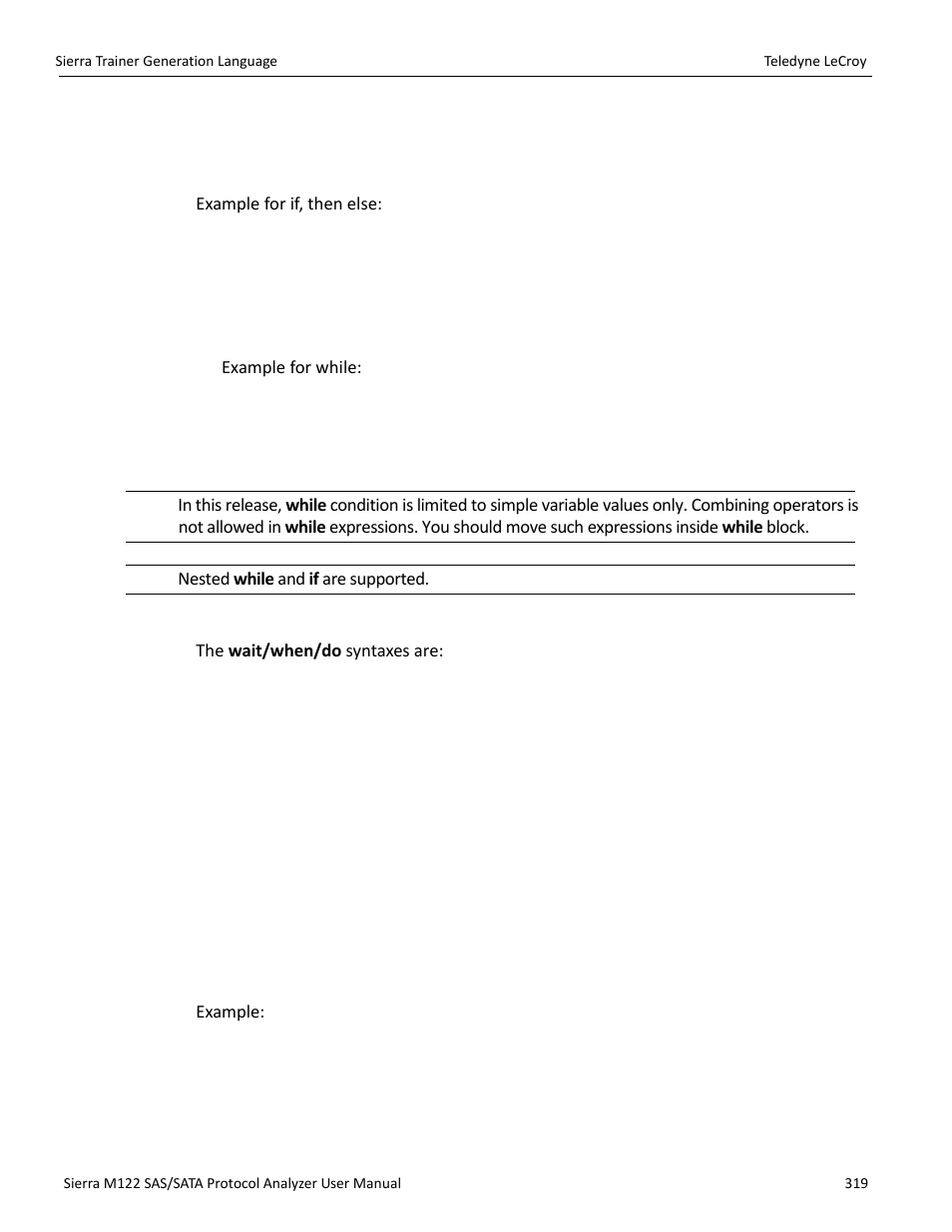 Teledyne LeCroy Sierra M122 User Manual User Manual | Page 321 / 385