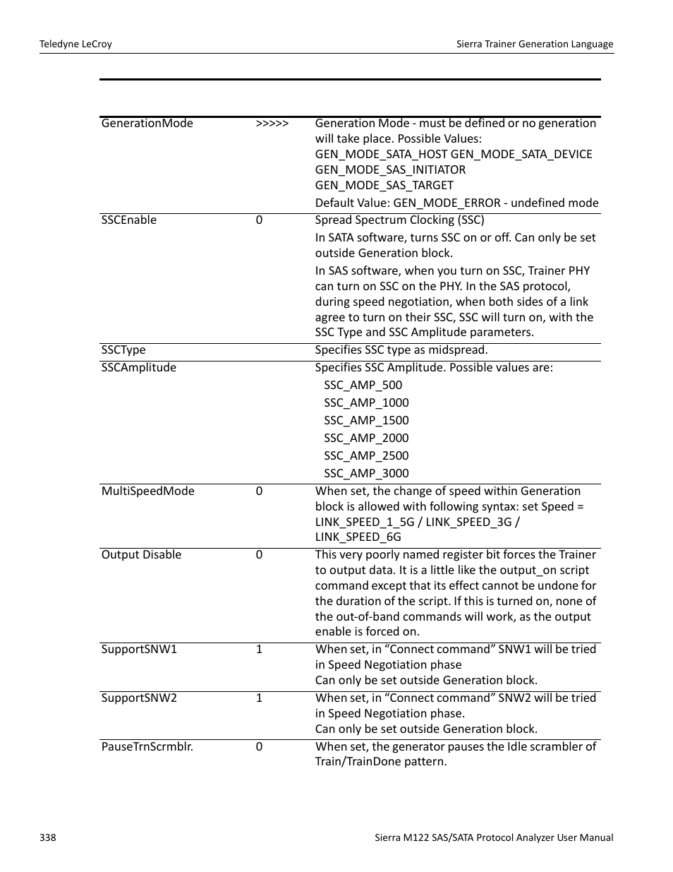 Teledyne LeCroy Sierra M122 User Manual User Manual | Page 340 / 385