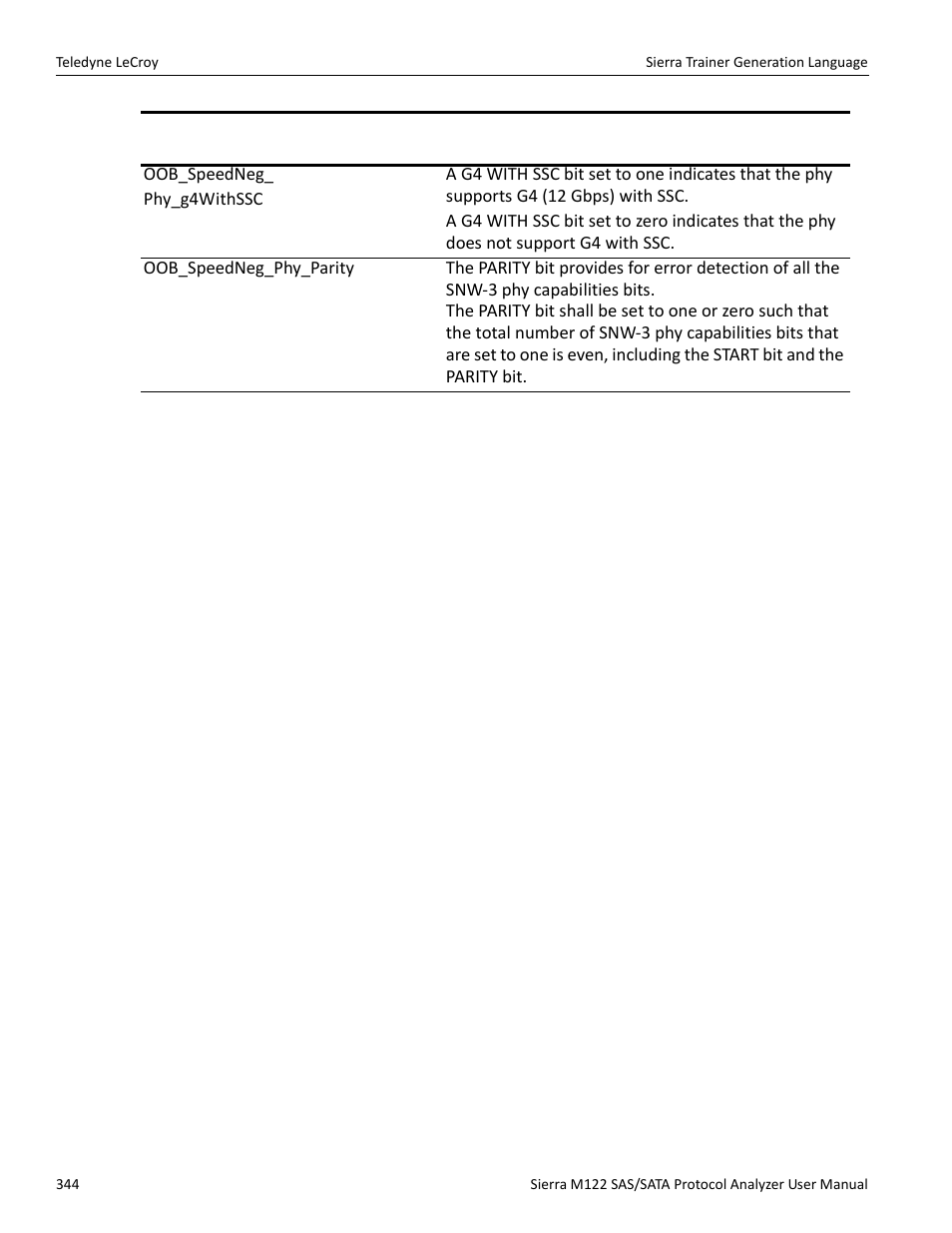 Teledyne LeCroy Sierra M122 User Manual User Manual | Page 346 / 385