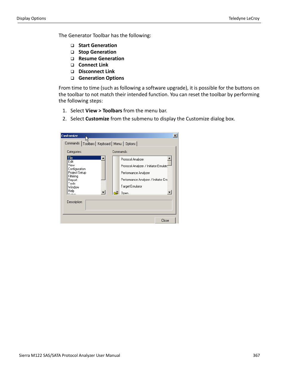 Teledyne LeCroy Sierra M122 User Manual User Manual | Page 369 / 385