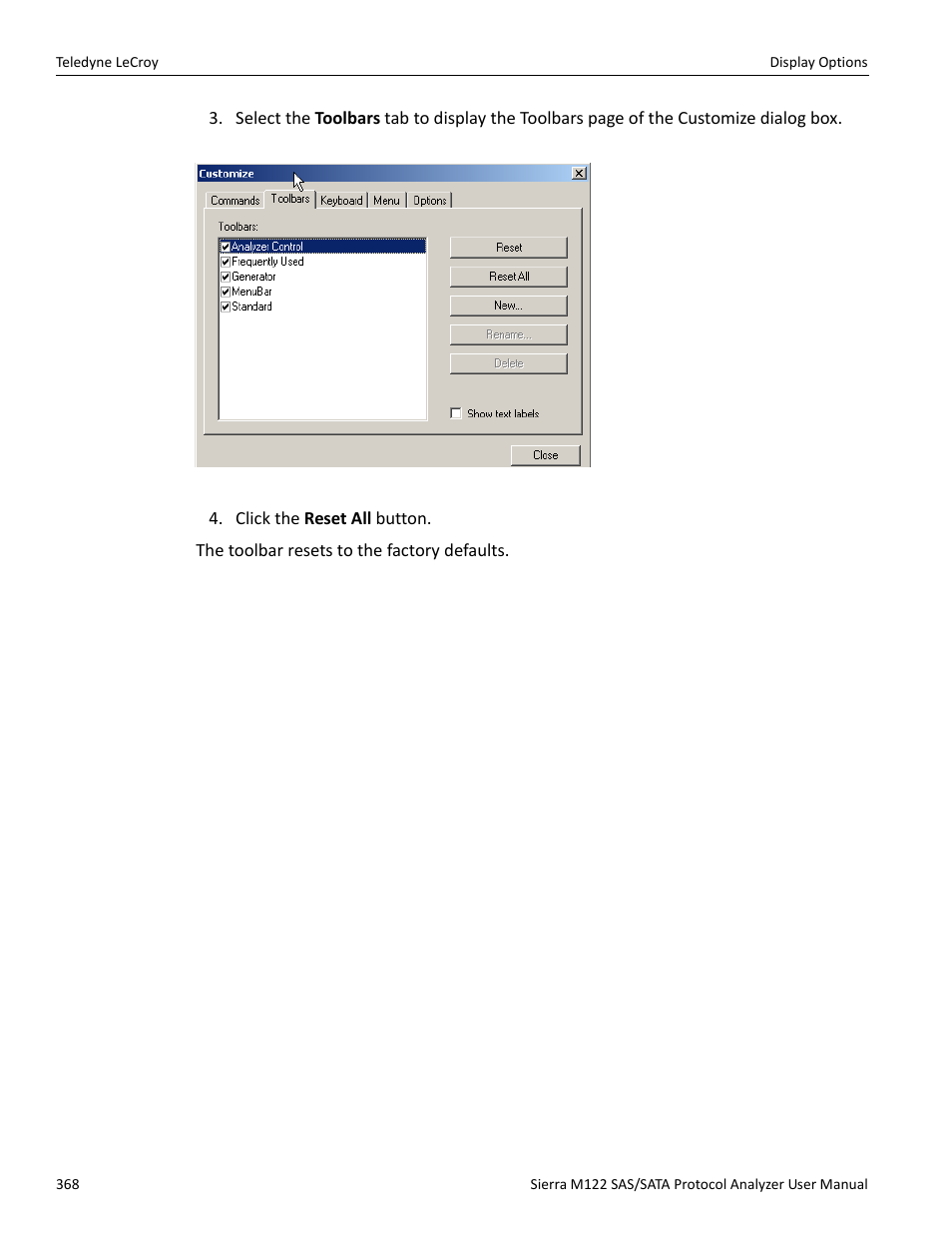 Teledyne LeCroy Sierra M122 User Manual User Manual | Page 370 / 385