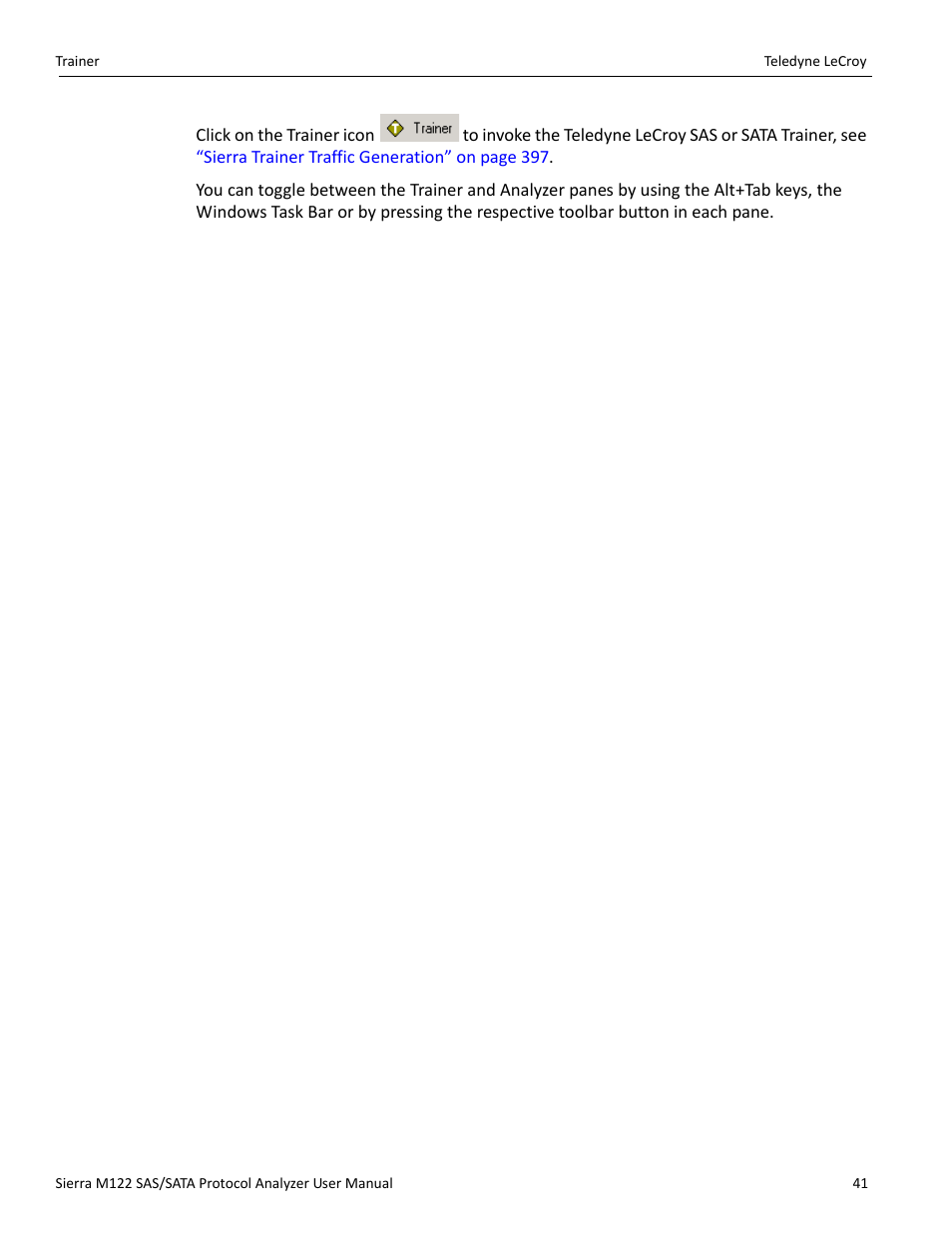 Teledyne LeCroy Sierra M122 User Manual User Manual | Page 43 / 385