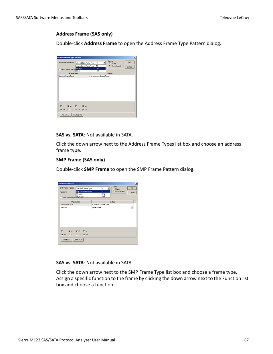 Teledyne LeCroy Sierra M122 User Manual User Manual | Page 69 / 385