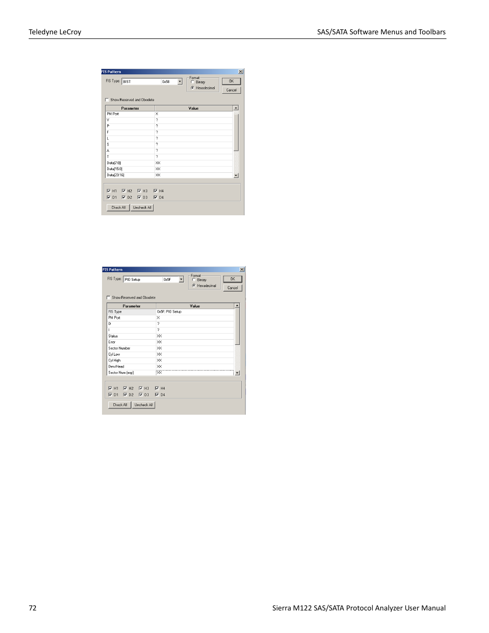 Teledyne LeCroy Sierra M122 User Manual User Manual | Page 74 / 385