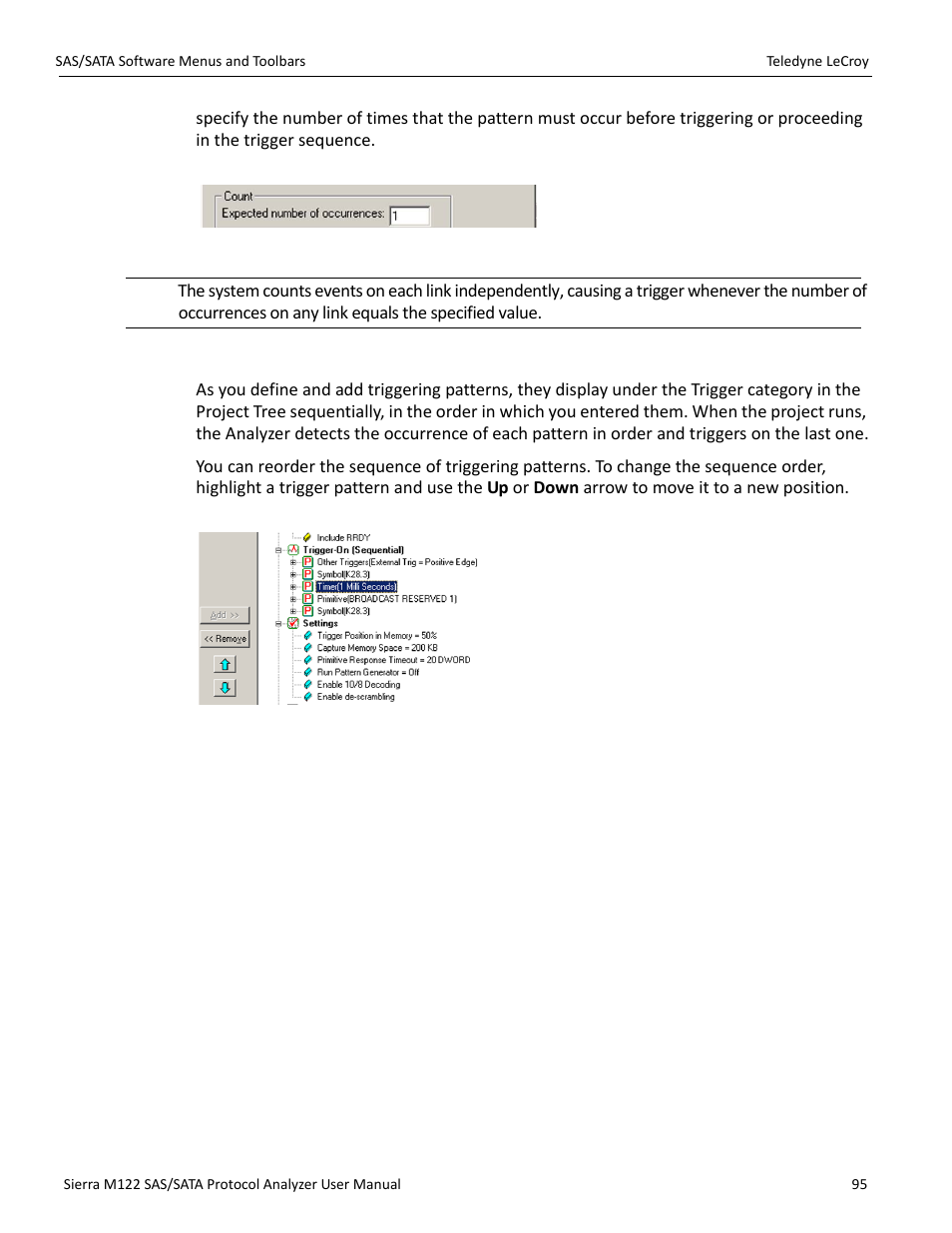 Triggering order | Teledyne LeCroy Sierra M122 User Manual User Manual | Page 97 / 385