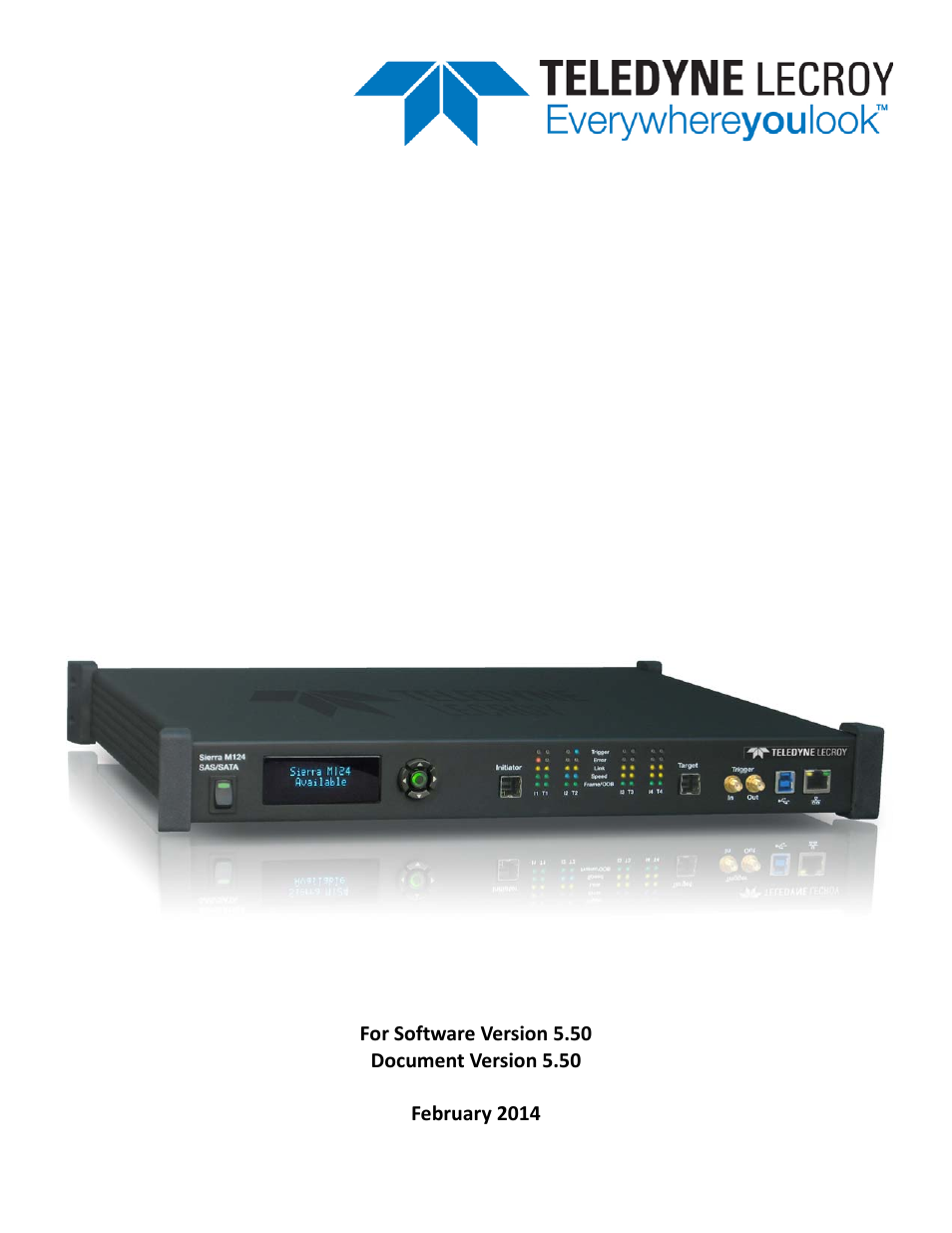 Teledyne LeCroy Sierra M124 User Manual User Manual | 391 pages