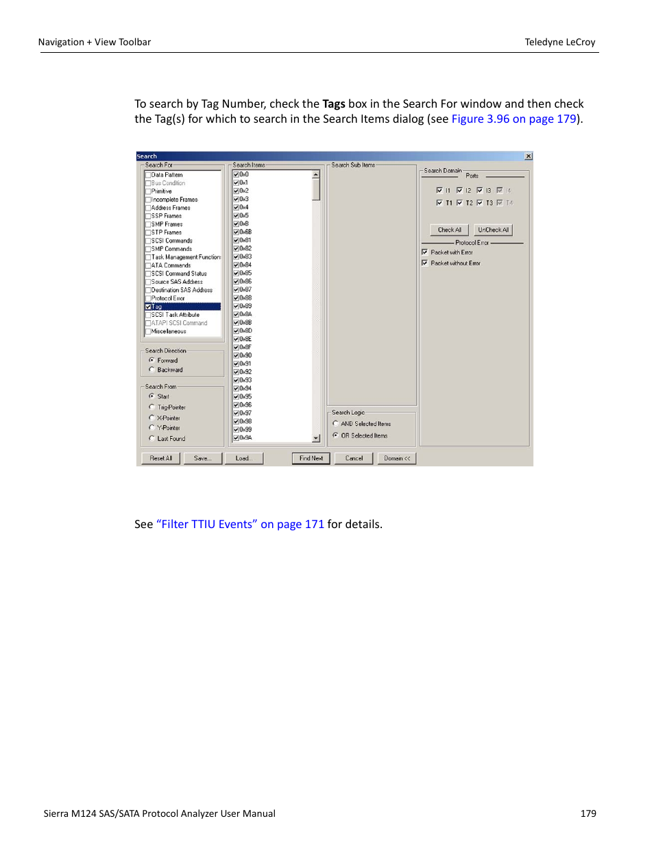 Teledyne LeCroy Sierra M124 User Manual User Manual | Page 181 / 391