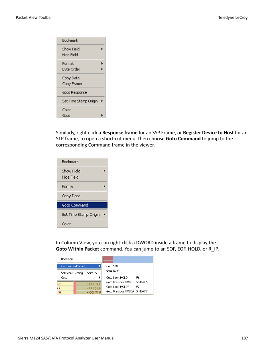 Teledyne LeCroy Sierra M124 User Manual User Manual | Page 189 / 391