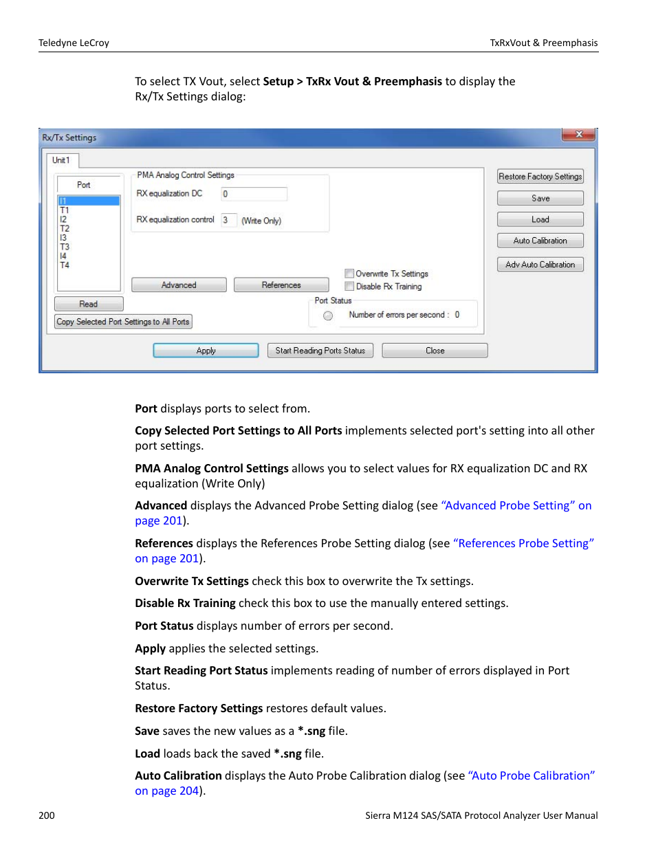 Teledyne LeCroy Sierra M124 User Manual User Manual | Page 202 / 391