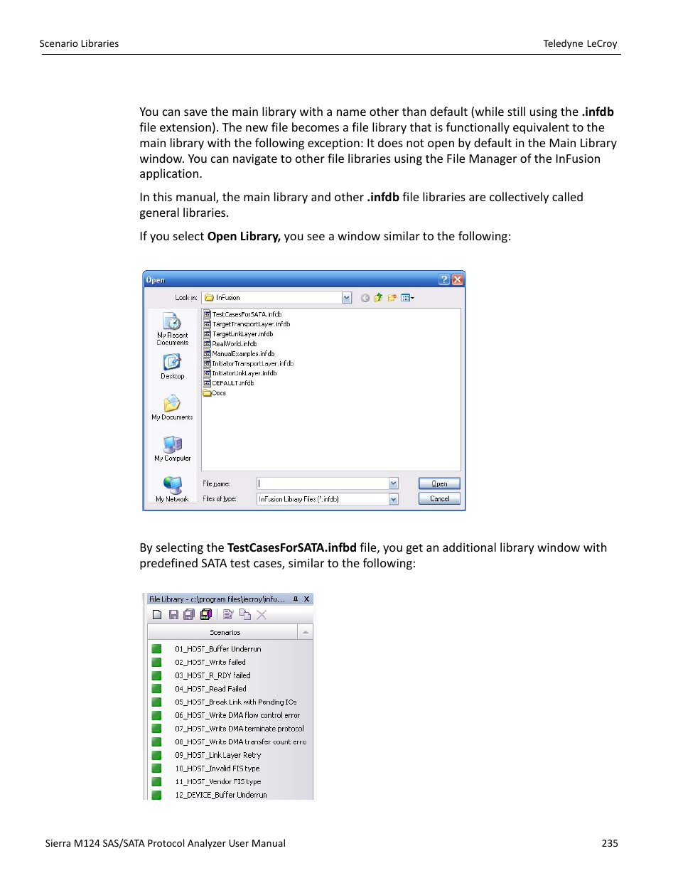 2 file libraries | Teledyne LeCroy Sierra M124 User Manual User Manual | Page 237 / 391