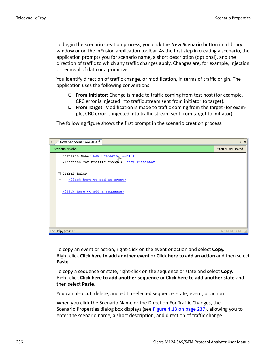 6 scenario properties | Teledyne LeCroy Sierra M124 User Manual User Manual | Page 238 / 391