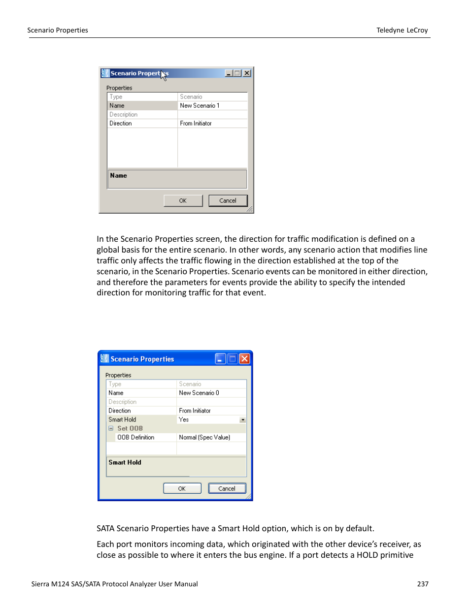 Sata smart hold option | Teledyne LeCroy Sierra M124 User Manual User Manual | Page 239 / 391