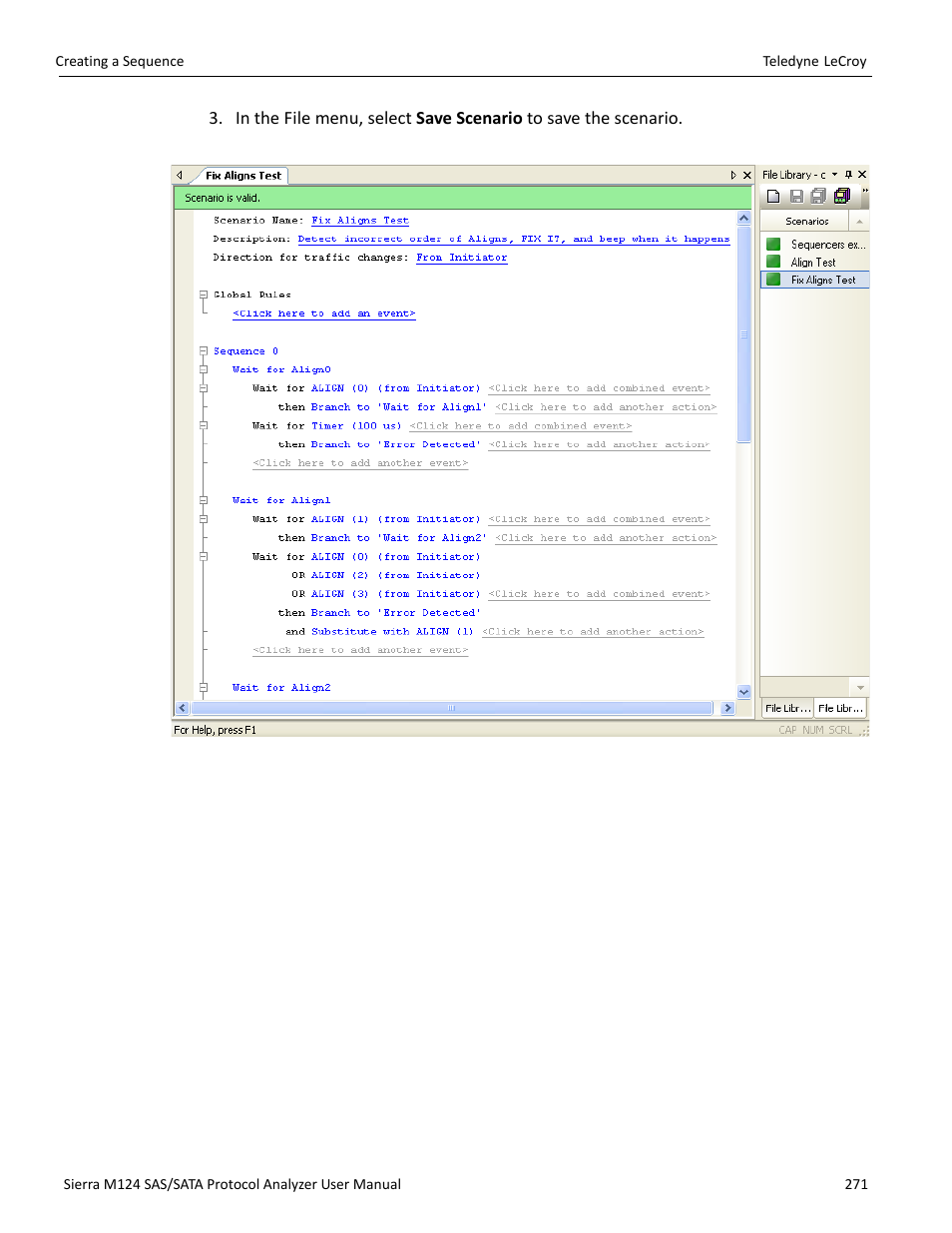 Teledyne LeCroy Sierra M124 User Manual User Manual | Page 273 / 391