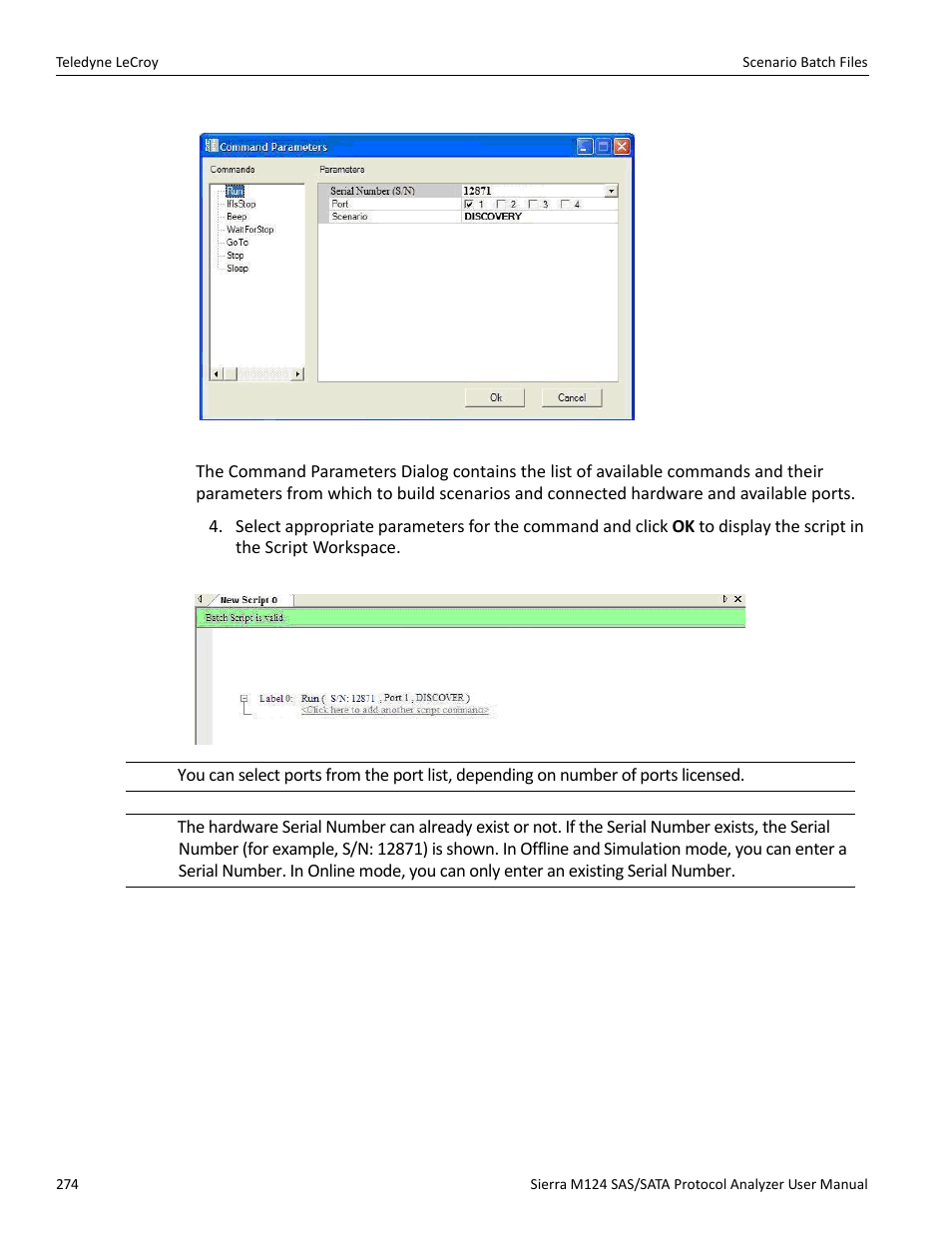 Teledyne LeCroy Sierra M124 User Manual User Manual | Page 276 / 391