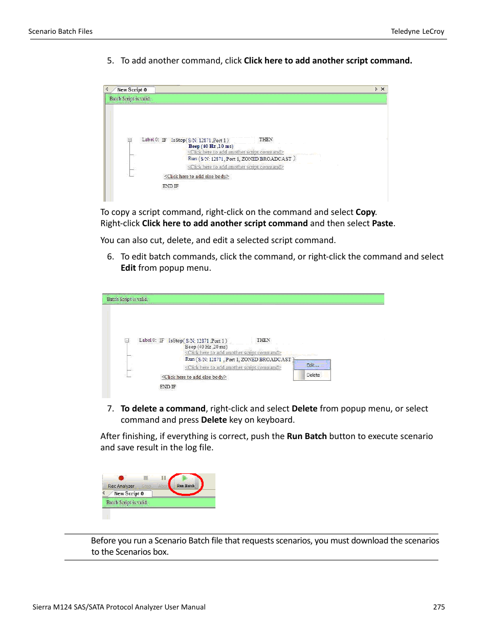 Teledyne LeCroy Sierra M124 User Manual User Manual | Page 277 / 391