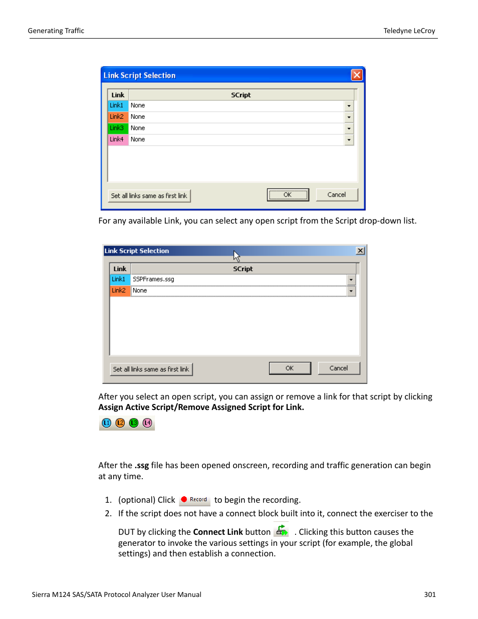 10 generating traffic | Teledyne LeCroy Sierra M124 User Manual User Manual | Page 303 / 391